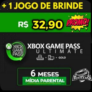 GAME PASS 6 MESES + 1 JOGO BRINDE