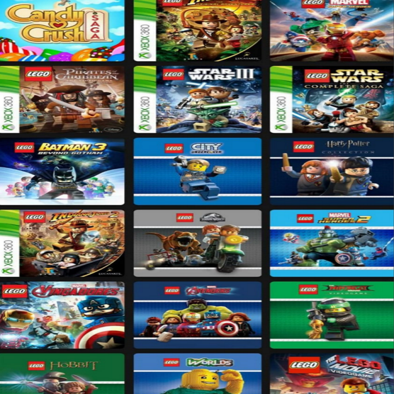 COLEÇÃO LEGO XBOX ONE E SERIES X|S